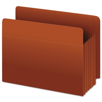 Pendaflex 95545 3.5 in. Expansion Legal Size Heavy-Duty End Tab File Pockets - Red Fiber (10/Box)