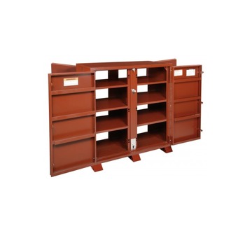 JOBOX Extra Heavy-Duty 4-Door Utility Cabinet with Door Shelves