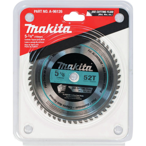 Circular Saw Accessories | Makita A-96126 5-7/8 in. 52-Tooth Aluminum Carbide-Tipped Saw Blade image number 0