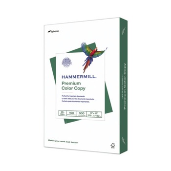 COPY AND PRINTER PAPER | Hammermill 10254-1 Premium Color Copy Print Paper, 100 Bright, 28lb, 11 X 17, Photo White, 500/ream