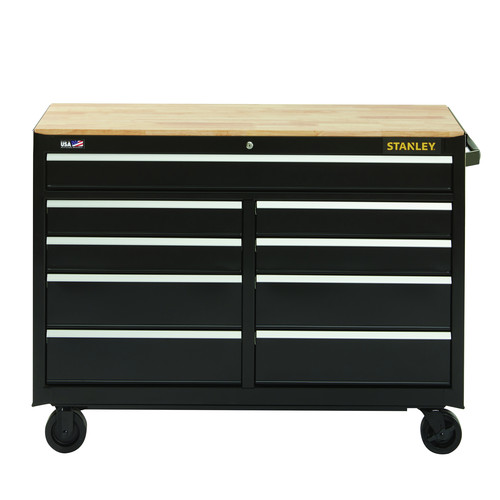  | Stanley STST25291BK 300 Series 52 in. x 18 in. x 37.5 in. 9 Drawer Mobile Workbench - Black image number 0