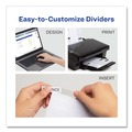 Office Jansan | Avery 11223 Big Tab 11.13 in. x 9.25 in. 8-Tab Insertable Dividers - Clear Tabs/White (1-Set) image number 3