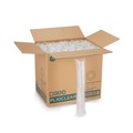 Food Service | Dixie PL10CLEAR Plastic Portion Cup Lid Fits 1 oz. Portion Cups - Clear (4800/Carton) image number 0