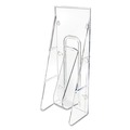 Office Furniture & Lighting | Deflecto 55601 Stand-Tall Wall-Mount 4.56 in. x 3.25 in. x 11.88 in. Leaflet Literature Rack - Clear image number 1