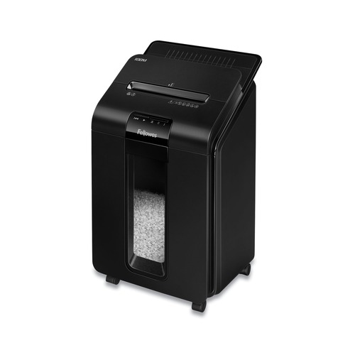 Office Electronics & Batteries | Fellowes Mfg Co. 4629001 100 Auto/10 Manual Sheet Capacity Micro-Cut Shredder image number 0