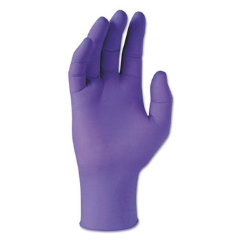 Ansell 6 mil Thick 9.5 in. Long Powder-Free PURPLE NITRILE Exam Gloves - Extra Small, Purple (100/Box)