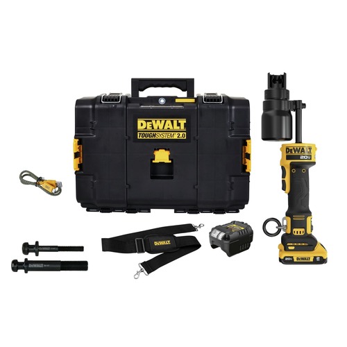 Knockout Tools | Dewalt DCE600D1 20V MAX Lithium-Ion Cordless Hydraulic Knockout Tool Kit (2 Ah) image number 0