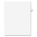 Office Jansan | Avery 01406 11 in. x 8.5 in. 26-Tab F Avery Style Preprinted Legal Exhibit Side Tab Index Dividers - White (25/Pack) image number 0