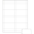 Office Jansan | Avery 05302 2 in. x 3.5 in. Small Tent Card - White (160/Box) image number 2