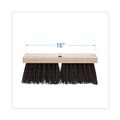 New Year New Savings! Save $25 off $150 | Boardwalk BWK73160 6.25 in. Polypropylene Bristles 16 in. Brush Street Broom Head - Brown image number 1