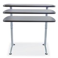  | Iceberg 69317 ARC 30 in. x 60 in. x 30 - 42 in. Height-Adjustable Table - Graphite/Silver image number 6