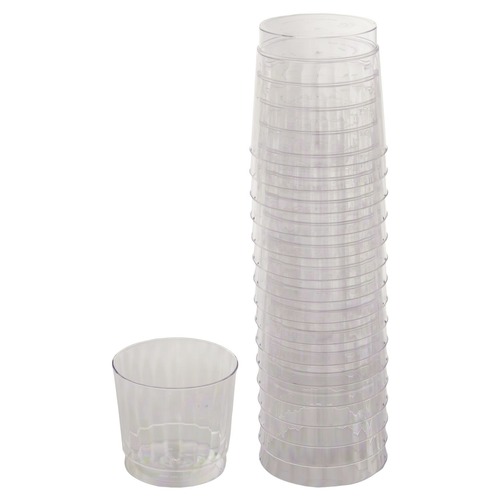 Food Service | WNA WNA RSCCR91516 9 oz Classicware Rocks Glass Plastic Tumblers - Clear (240/Carton) image number 0