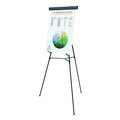 Office Jansan | MasterVision FLX09101MV Adjusts 35 in. to 64 in. High Telescoping Tripod Display Easel - Metal, Black image number 1