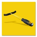 Brooms | Rubbermaid Commercial 2186280 Maximizer 24 in. Polypropylene Bristles Push-to-Center Broom - Yellow/Black image number 1