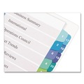 Office Jansan | Avery 11322 11 in. x 8.5 in. 32-Tab 1 to 32 Customizable TOC Ready Index Double Column Multicolor Tab Dividers - White (1-Set) image number 7
