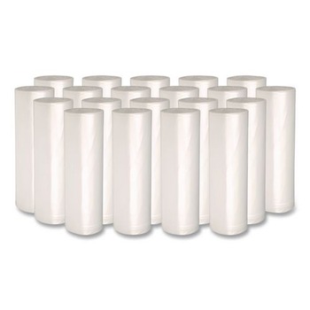Boardwalk 1000-Piece/Carton High-Density 10-Gallon 6-Micron 24 in. x 23 in. Can Liners - Natural