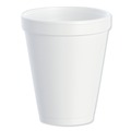 Food Trays, Containers, and Lids | Dart 10J10 10 oz. Foam Drink Cups - White (1000/carton) image number 2