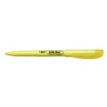 Office Jansan | BIC BL11 YEL Brite Liner Chisel Tip Highlighter - Fluorescent Yellow Ink/Yellow/Black Barrel (1-Dozen) image number 2