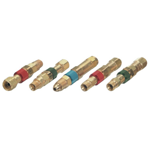 Air Tool Adaptors | Western Enterprises QDB34 5/8 in. - 18 in. Brass Inert Gas Hose to Machine image number 0