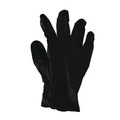 Work Gloves | Boardwalk BWK396MBX 4.4 mil General Purpose Powder-Free Disposable Nitrile Gloves - Medium, Black (100/Box) image number 2