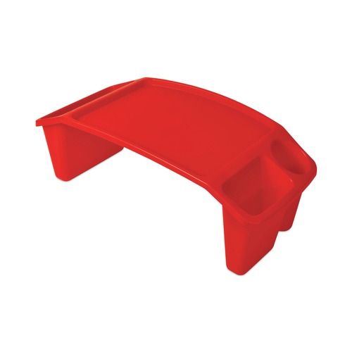 Office Desks & Workstations | Deflecto 39502RED 23.35 in. x 12 in. x 8.53 in. Antimicrobial Rectangular Lap Desk - Red image number 0