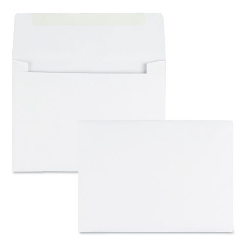 | Quality Park QUA36426 4.75 in. x 6.5 in., A-6, Square Flap, Gummed Closure, Greeting Card/Invitation Envelopes - White (500/Box) image number 0