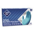 Disposable Gloves | Safety Zone GNPR-MD-1A ProGuard Nitrile Gloves, Powder-Free, 3 mil, Blue, Medium, 1,000/Carton image number 0