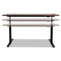 Office Desks & Workstations | Alera ALEHTPN1B 59.06 in. x 28.35 in. x 26.18 in. to 39.57 in. AdaptivErgo Sit-Stand Pneumatic Height-Adjustable Table Base - Black image number 8