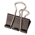 Office Jansan | ACCO A7072050B Medium Binder Clips - Black/Silver (1-Dozen) image number 3