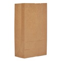 Food Service | Ross & Wallace Paper Products 100312 7 in. x 4.38 in. x 13.75 in. #12 Size Grocery Paper Bags - Kraft (1000/Bundle) image number 0
