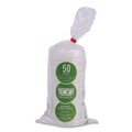 Cups and Lids | Eco-Products EP-ECOLID-W 10 - 20 oz. EcoLid Renewable/Compostable Hot Cup Lid - White (800/Carton) image number 1