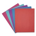 Office & Office Supplies | Oxford 51274EE 11 x 8.5 Twisted Twin Textured Pocket Folders - Assorted Solid Colors (10/Pack) image number 2