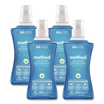 Method 53.5 oz Laundry Detergent - Fresh Air Scent (4/Carton)