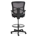  | Alera ALEEL4614 Elusion Series Mesh Stool with 22.6 in. to 31.6 in. Seat Height - Black image number 3