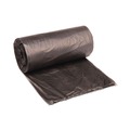 Trash Bags | Boardwalk V7658HKKR01 14 Microns 38 in. x 58 in. 60 Gallon High-Density Can Liners - Black (200/Carton) image number 0