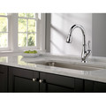 Kitchen Faucets | Delta 9178-DST Leland ShieldSpray Single Handle Pull-Down Kitchen Faucet - Chrome image number 5