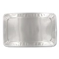Food Service | Handi-Foil HFA 205000 12.88 in. x 20.81 in. 40 Gauge Steam Pan Foil Lids for Full-Size Pan (50/Carton) image number 1