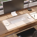 Desk Accessories & Office Organizers | Smead 64831 31.5 x 15.7 Vegan Leather Desk Pads - SandStone image number 6
