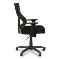  | Alera ALEELT4214F Elusion II Series Mid-Back Swivel/Tilt Mesh Chair with Adjustable Arms - Black image number 10