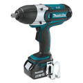 Impact Wrenches | Makita XWT04TX 18V LXT 5.0Ah Lithium-Ion Cordless 1/2 in. Sq. Drive Impact Wrench Kit image number 1