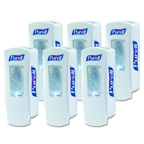 Soap Dispensers | PURELL 8820-06 4.5 in. x 4 in. x 11.25 in. 1200 mL ADX-12 Dispenser - White (6/Carton) image number 0
