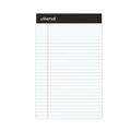 Office Jansan | Universal UNV57300 5 in. x 8 in. Premium Narrow Ruled Writing Pads with Heavy-Duty Back - Black Headband (12/Pack) image number 1