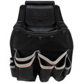 Klein Tools 55914 Tradesman Pro 13.5 in. x 8.25 in. x 4 in. Modular Trimming Pouch with Belt Clip - Black/Gray/Orange image number 2