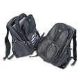 Office Jansan | Kensington K62238B 15.75 x 9 x 19.5 Contour Ballistic Nylon Laptop Backpack, Fits Devices Up to 17 in. - Black image number 0