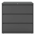 Office & Office Supplies | Alera 25507 42 in. x 18.63 in. x 40.25 in. 3 Legal/Letter/A4/A5 Size Lateral File Drawers - Charcoal image number 2