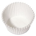 Labor Day Sale! Save $30 off $199! | Hoffmaster 610032 4.5 Diameter x 1.25 h Fluted Paper Bake Cups - White (500/Pack, 20 Packs/Carton) image number 2