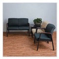  | Alera ALERL2219M Reception Lounge WL Series 44.88 in. x 26.13 in. x 33 in. Loveseat - Black image number 5