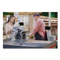 Desk Accessories & Office Organizers | Deflecto PBCMPC3138FB 31.5 in. x 38 in. Polycarbonate Mounting Safety Barrier with Full Shield and Brace - Clear (2/Carton) image number 1