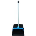 Cleaning Cloths | Impact T0013-01 LobbyMaster 11.72 in. Wide Plastic Dust Pan - Blue/Black image number 3