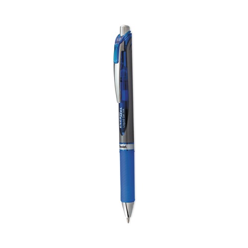 Pens | Pentel BL80-C EnerGel RTX Bold 1 millimeter Retractable Gel Pen - Blue Ink/Blue/Gray Barrel image number 0